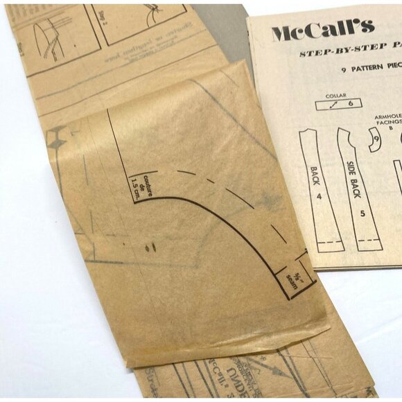 McCalls 2754 Dress Pattern Size 14 Vintage Post Cereal B Version Uncut 1970s - Picture 5 of 7